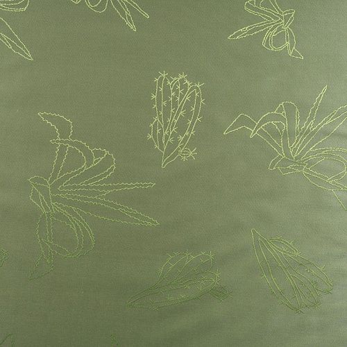Ткань подкладочная К36-243 зеленый ментоловый жаккардовый