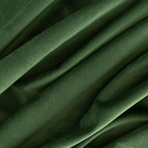 Ткань портьерная бархат 507-02-13 зеленый однотонный