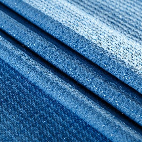 Твид шанель 052-05430 сине-голубой однотонный