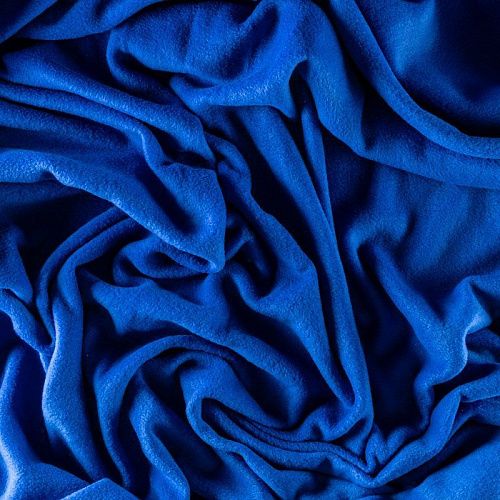 Флис К33-475 васильковый однотонный