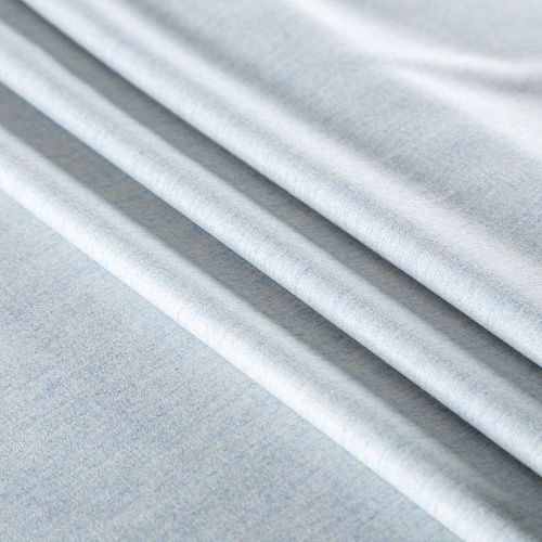 Ткань костюмная 025-09667 молочно-голубой меланж