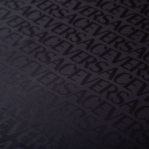 Шелк-вискоза жаккардовый Versace 064-19646 черный