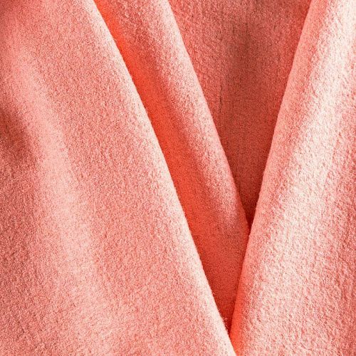 Букле 006-04151 персиковый однотонный