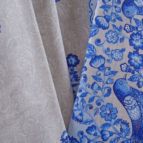 Рогожка 048-13894 серый принтованный