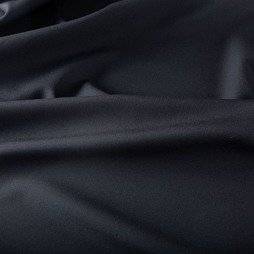 Креп двойной стрейч 026-19810 черный