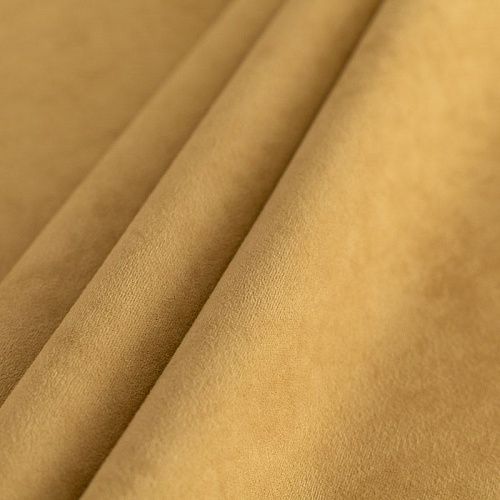 Замша портьерная h-300 см Т468-02-79 горчичный однотонный