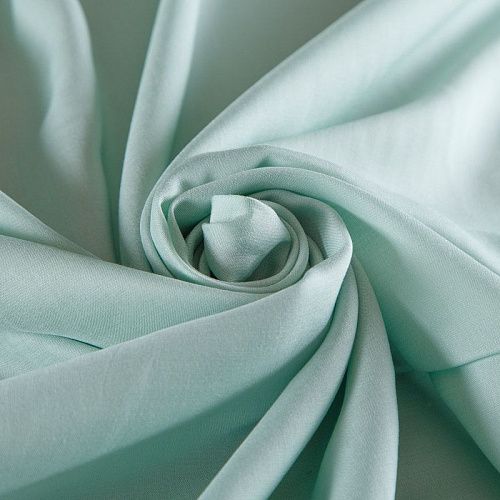 Штапель 069-16617 разбеленный мятный однотонный