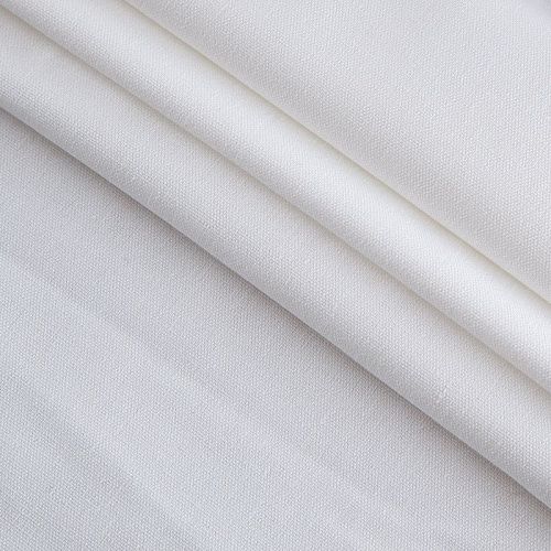 Лен-вискоза 035-13100 молочный однотонный