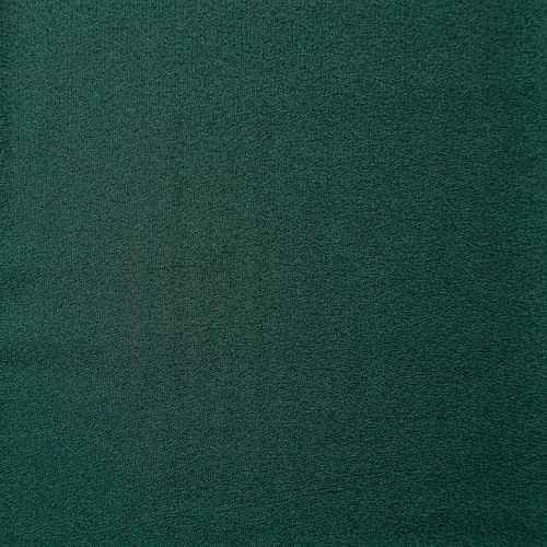 Крепдешин натуральный 028-09563 бутылочный зеленый однотонный