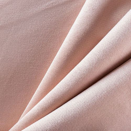 Ткань мебельная бархат 22-02-00789 пудровый однотонный