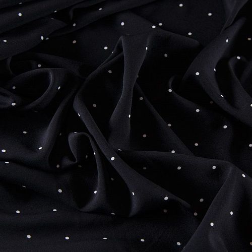 Вискоза "Лоренцо" 036-13868 черный принтованный