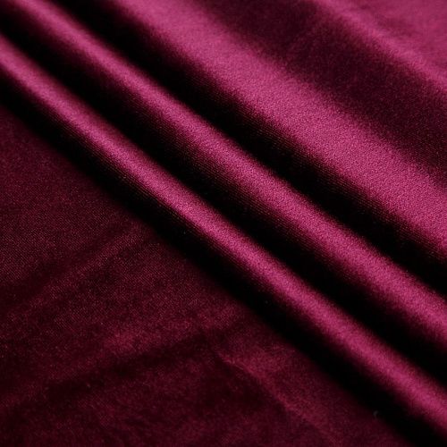 Бархат-лайкра 002-15632 винный однотонный