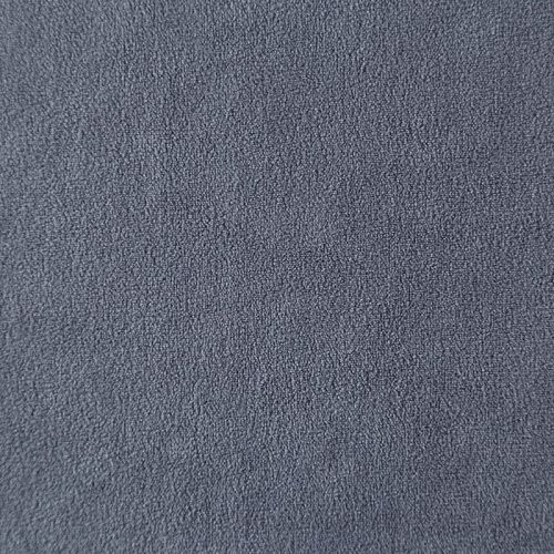 Ткань мебельная микровелюр 22-02-08970 серебристый однотонный