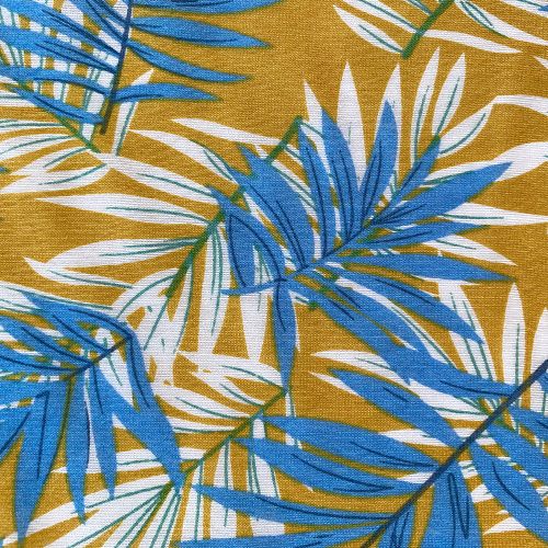 Тенсел К33-137 горчичный принтованный