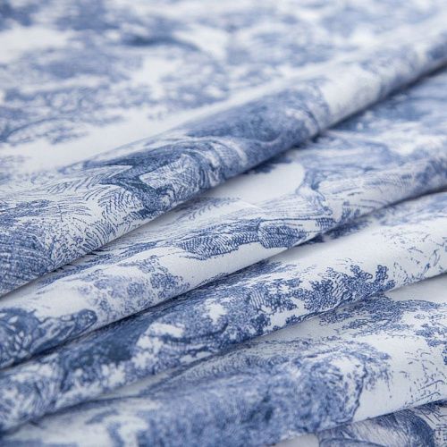 Хлопок 063-20004 белый принтованный