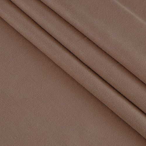 Трикотаж 056-15583 бежевый однотонный