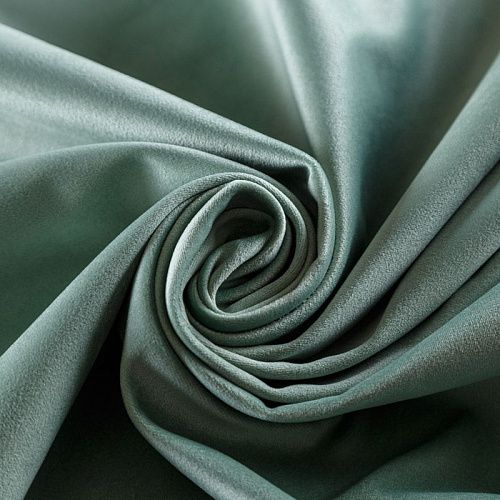 Ткань мебельная микровелюр 09-02-08956 турмалин однотонный