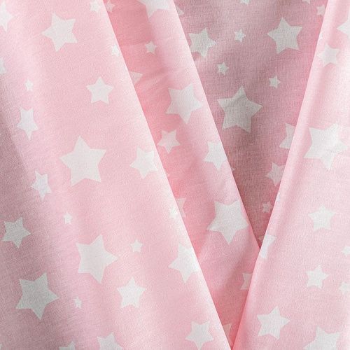 Перкаль 007-03501 розовый принтованный