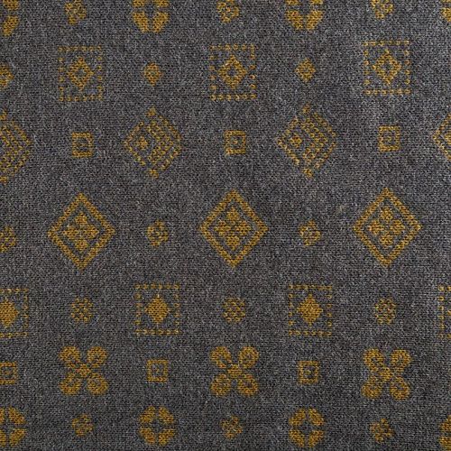 Трикотаж 2-х сторонний вязаный 056-05811 серо-оливковый