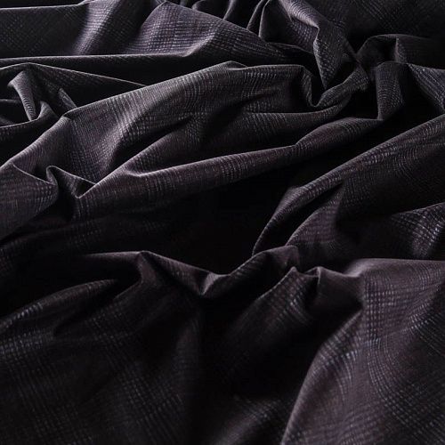 Микровельвет К18-352 антрацит принтованный