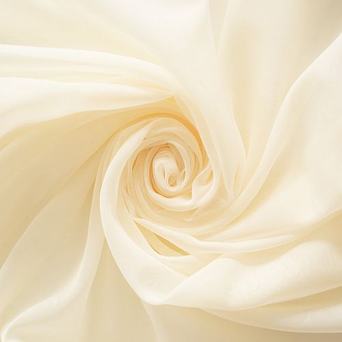 Тюль капрон с утяжелителем h-300 см Т404-03-03 кремовый однотонный