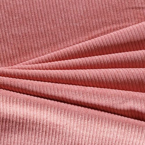 Вельвет 008-05626 розовый однотонный