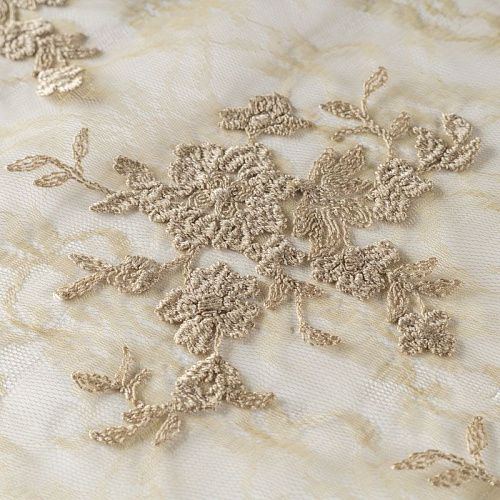 Гипюр К03-828 оливковый