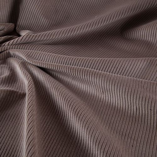 Вельвет 008-20014 дымчато-серый однотонный