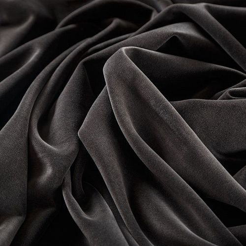 Бархат 002-06319 дымчато-коричневый однотонный