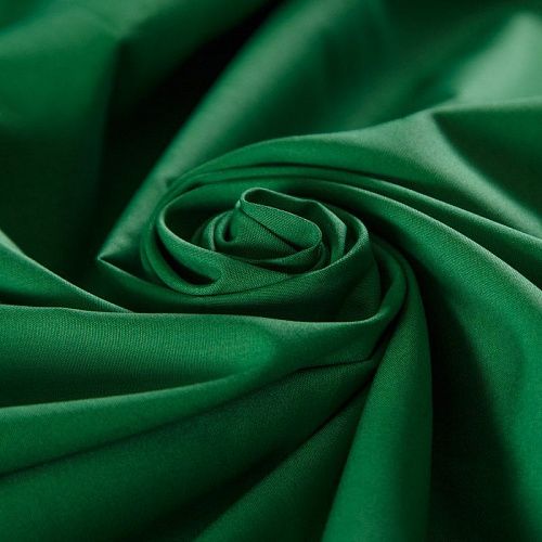 Поплин 063-16258 зеленый однотонный