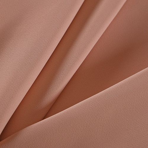 Креп стрейч Moschino дублированный 026-17122 пудровый однотонный