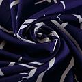 Вискоза "Лоренцо" стрейч 036-18314 фиолетово-синий принтованный