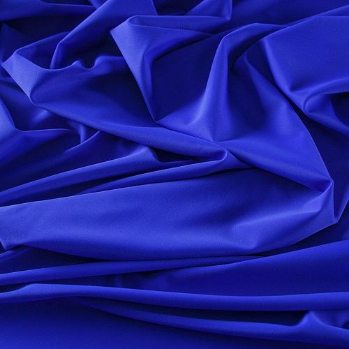 Лайкра 005-13614 васильковый однотонный