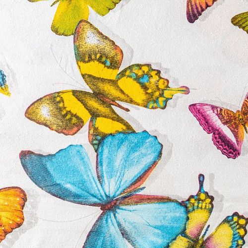 Ткань портьерная H-275 см Т433-02-31 белый принтованный