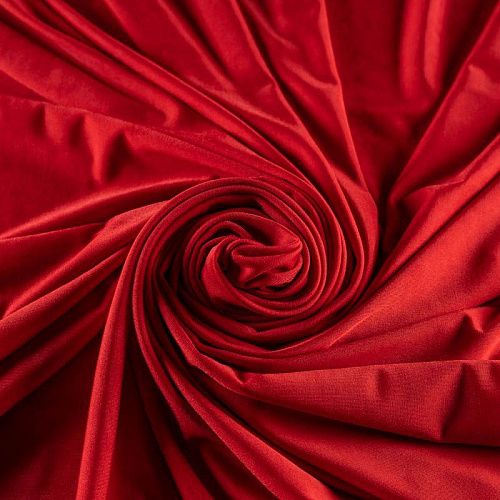 Лайкра "Кожа ангела" К33-937 красный однотонный