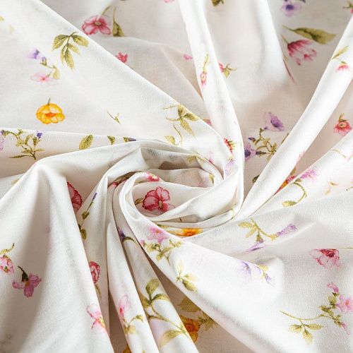 Перкаль ш.220 см 007-03522 белый принтованный