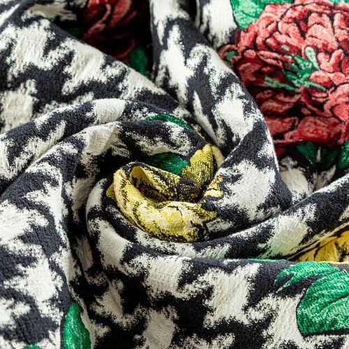 Жаккард 017-03031 черно-белый