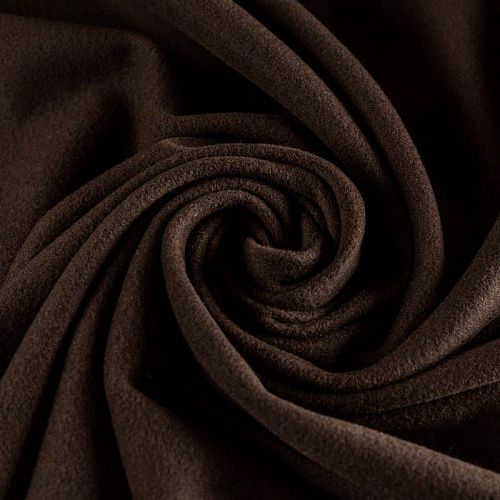 Ткань пальтовая К31-188 коричневый однотонный