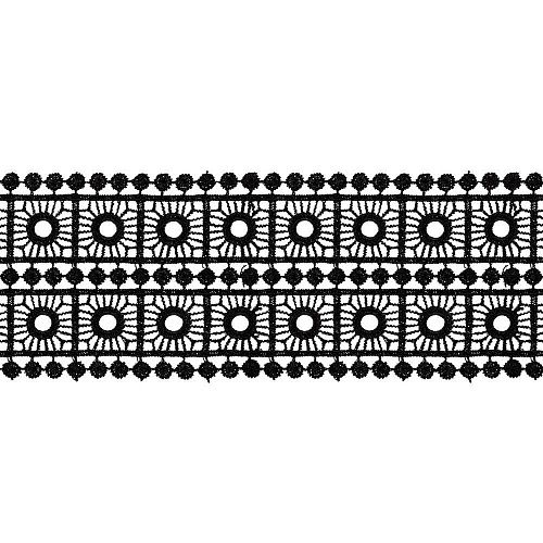 Гипюр BLITZ 78 мм GGM-7801-черный