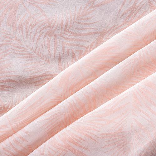 Шелк-батист 003-1028 молочный принтованный