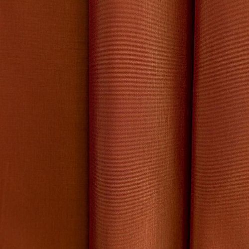 Ткань портьерная тафта h-290 см Т144-02-33 медно-коричневый однотонный
