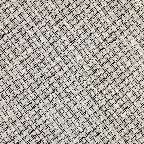 Твид шанель 1120-341-025-0002 молочно-черный с пайетками