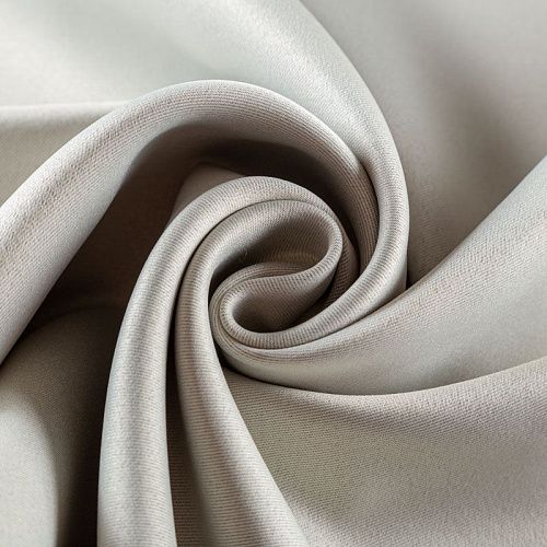 Ткань портьерная блэкаут h-295 см 10-02-01866 серо-бежевый однотонный