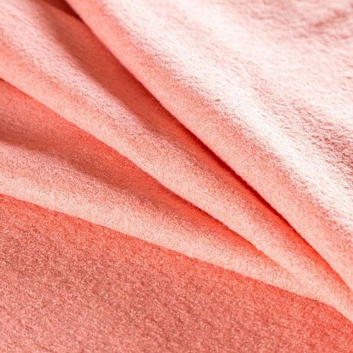 Букле 006-04151 персиковый однотонный