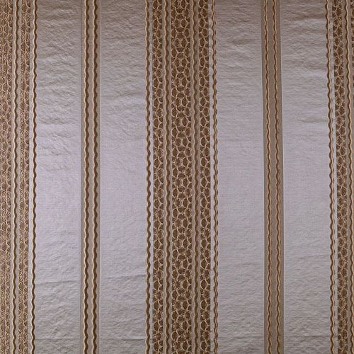 Ткань портьерная жаккард Т309-02-18 сливочно-золотистый