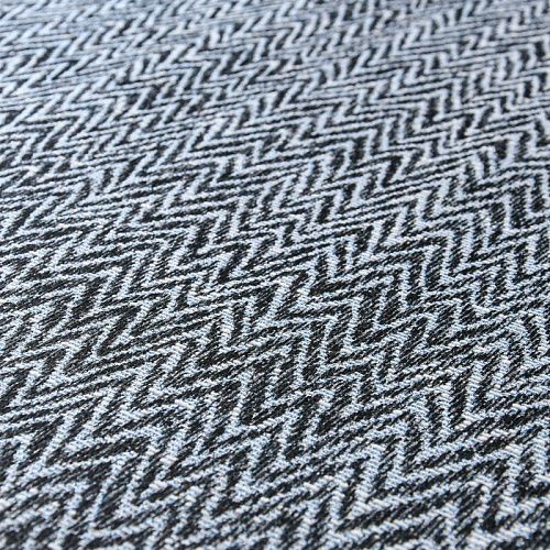 Твид 052-11711 черно-голубой