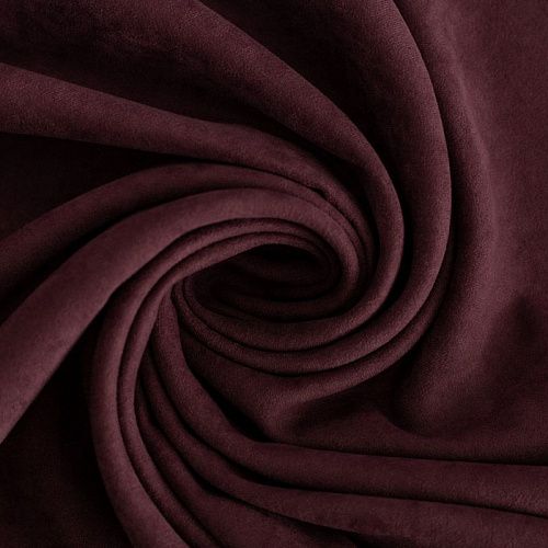 Замша портьерная h-295 см Т439-02-17 темно-сиреневый однотонный