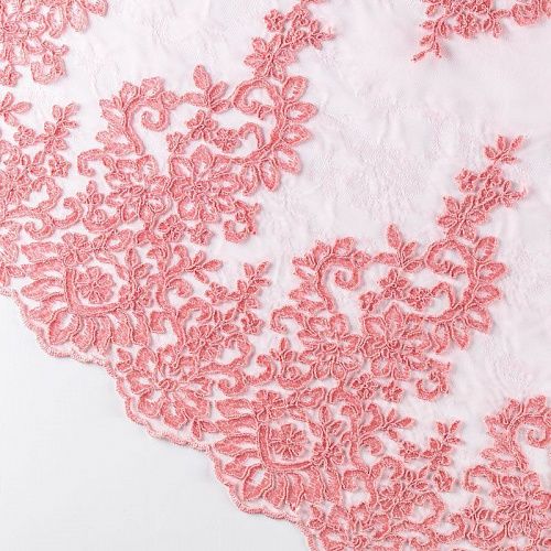 Гипюр К05-511 коралловый