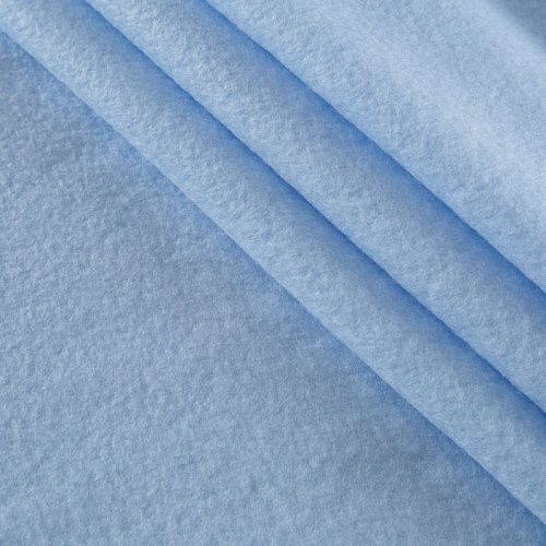 Флис 061-15715 светло-голубой однотонный