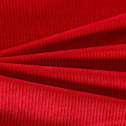 Вельвет 008-06496 малиново-красный однотонный